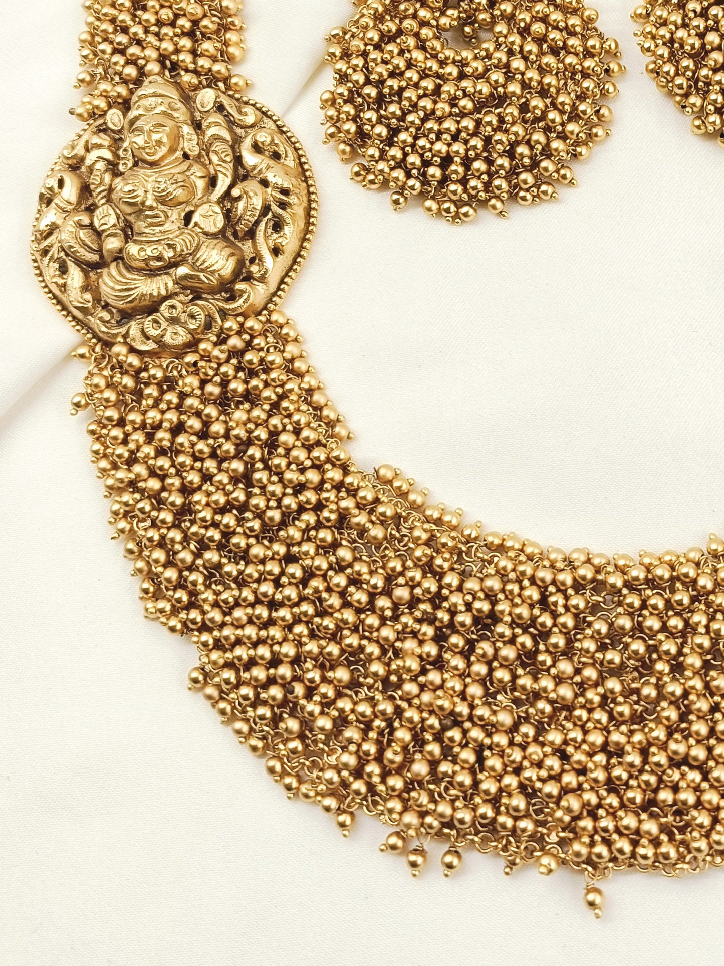 Aneeqa Long Temple Necklace Set