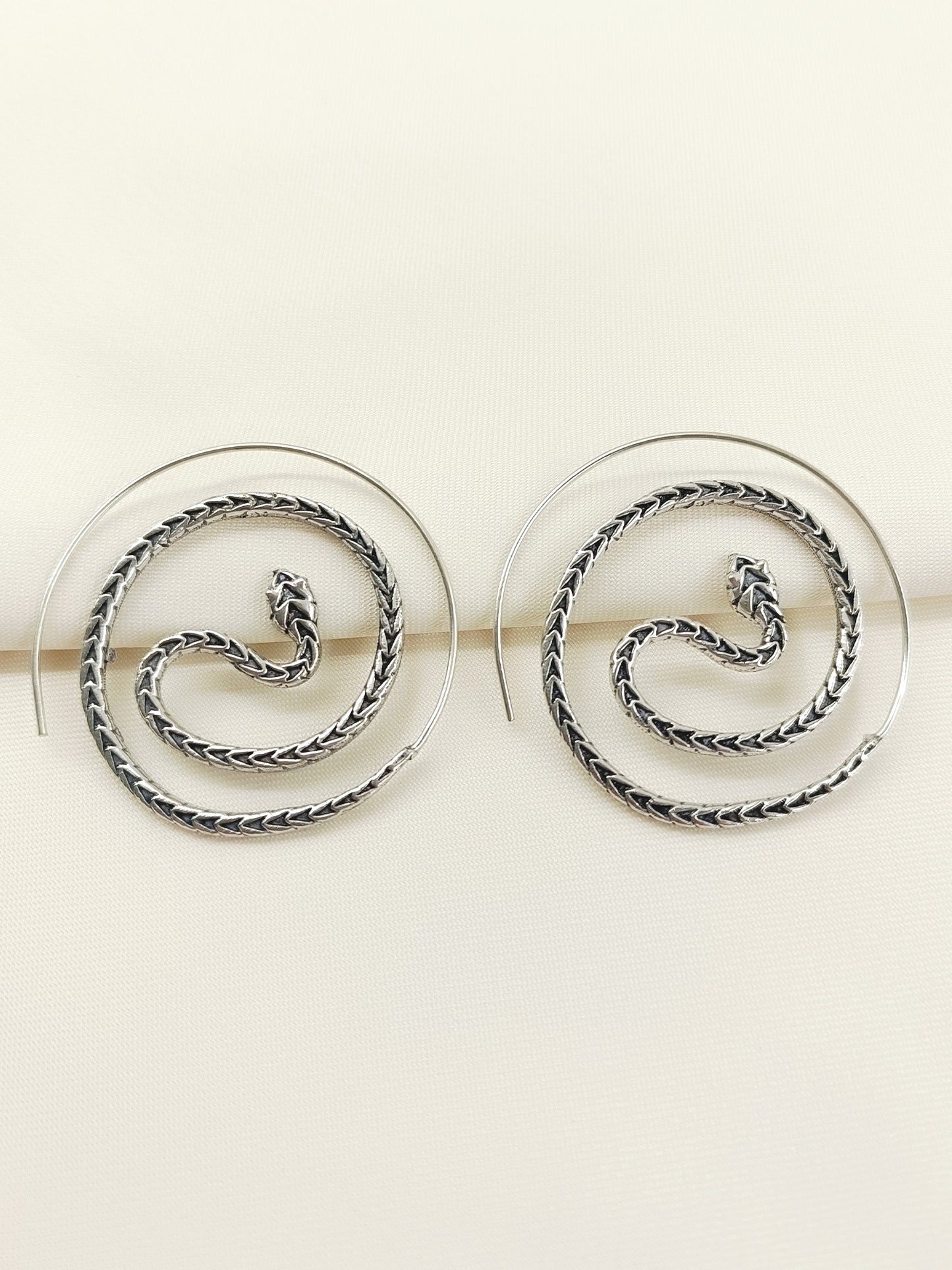 Ragvi Silver Men's Earrings