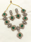 Tapti Green Victorian Necklace Set