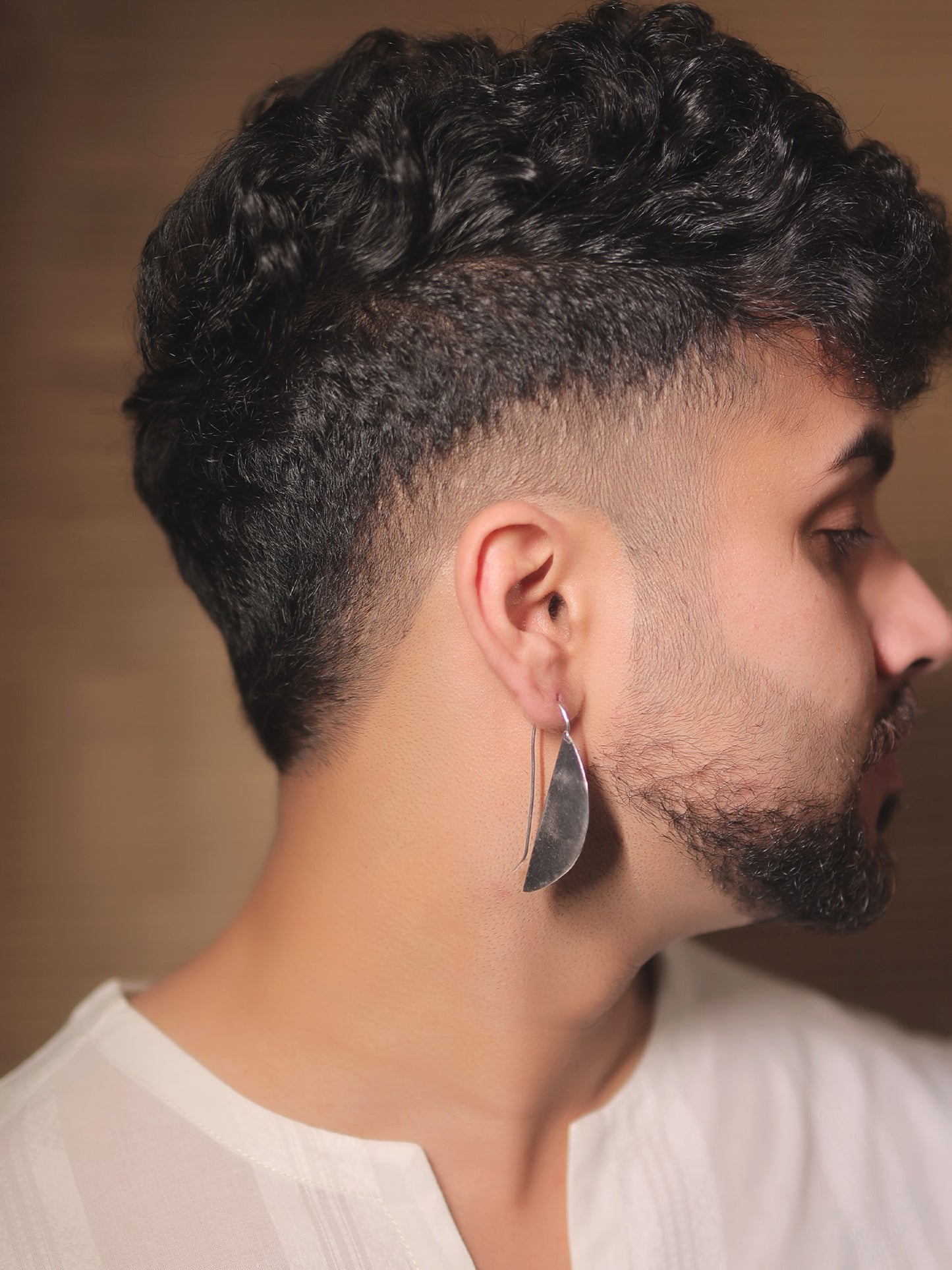 Adelina Silver Men's Earrings