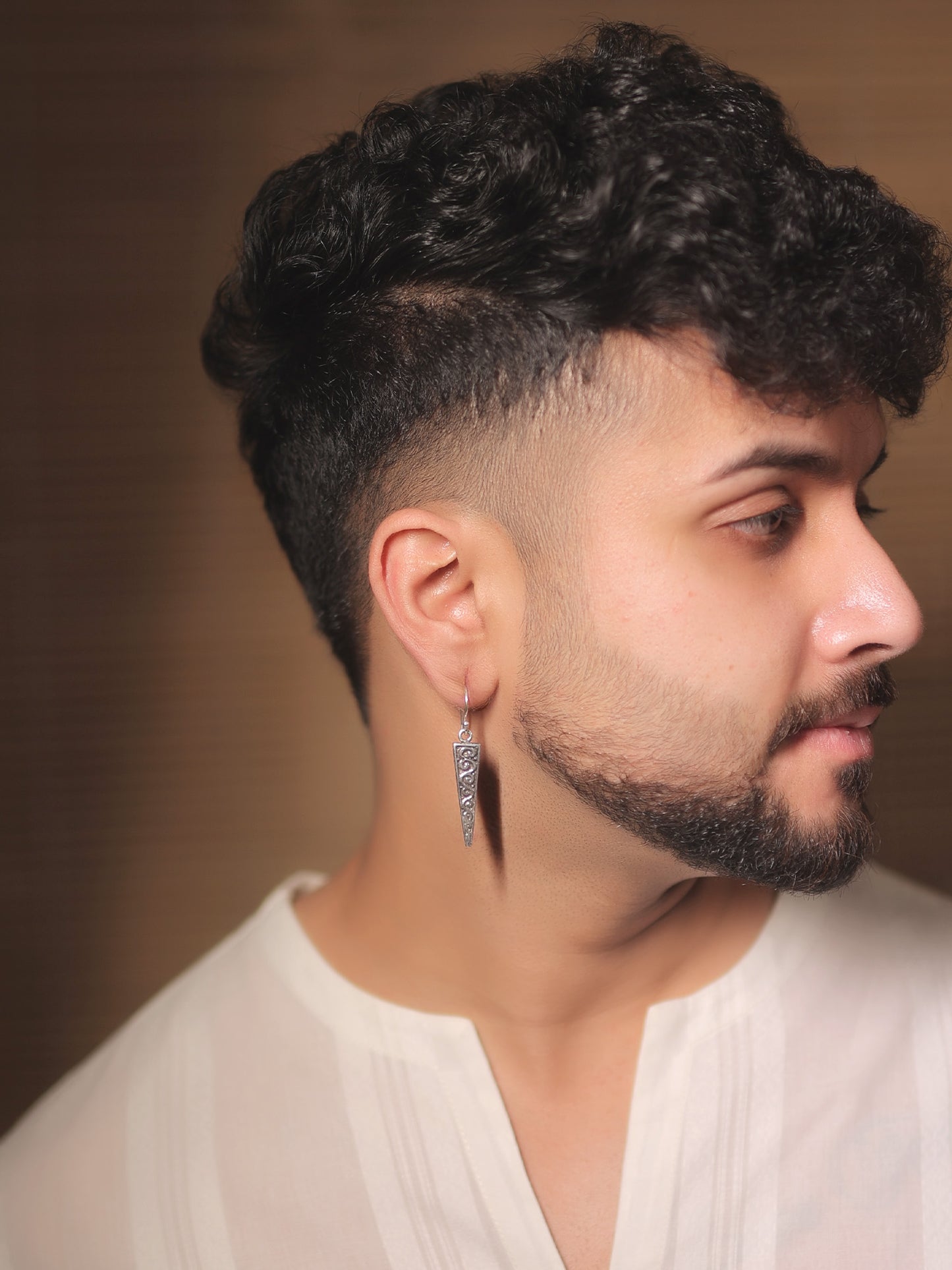 Inayat Silver Men's Earrings