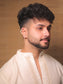 Siddh White Men's Earcuff With Stud