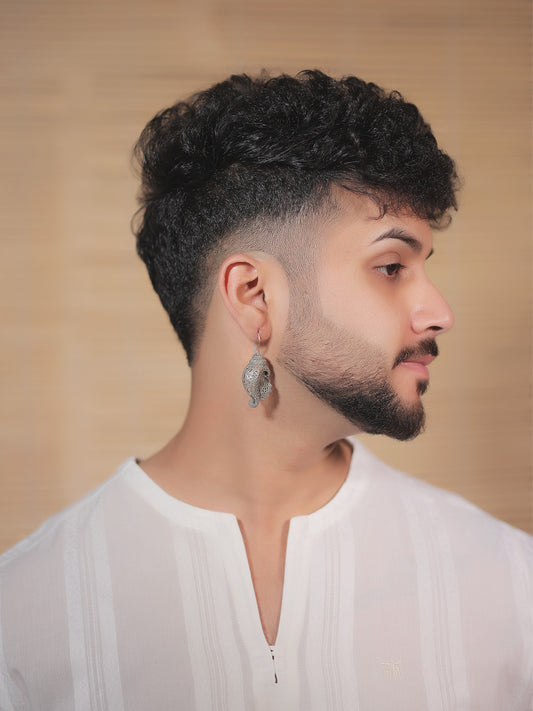 Vikansh Plain Men's Earring