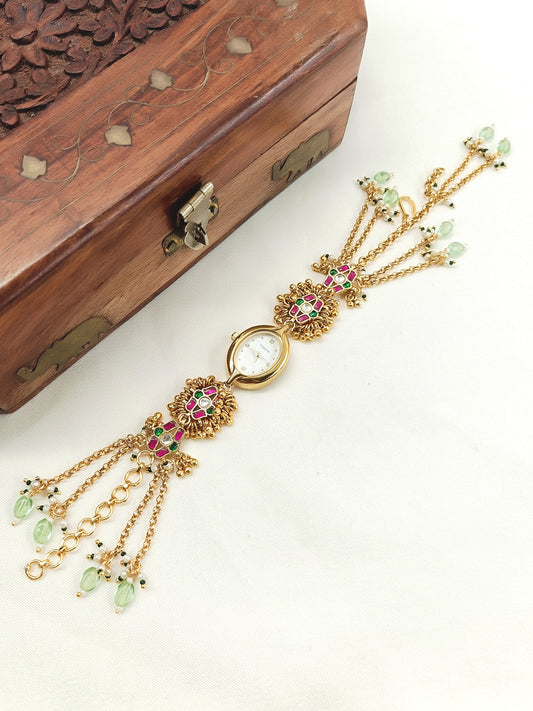 Neelakshi's Paachi Kundan Watch