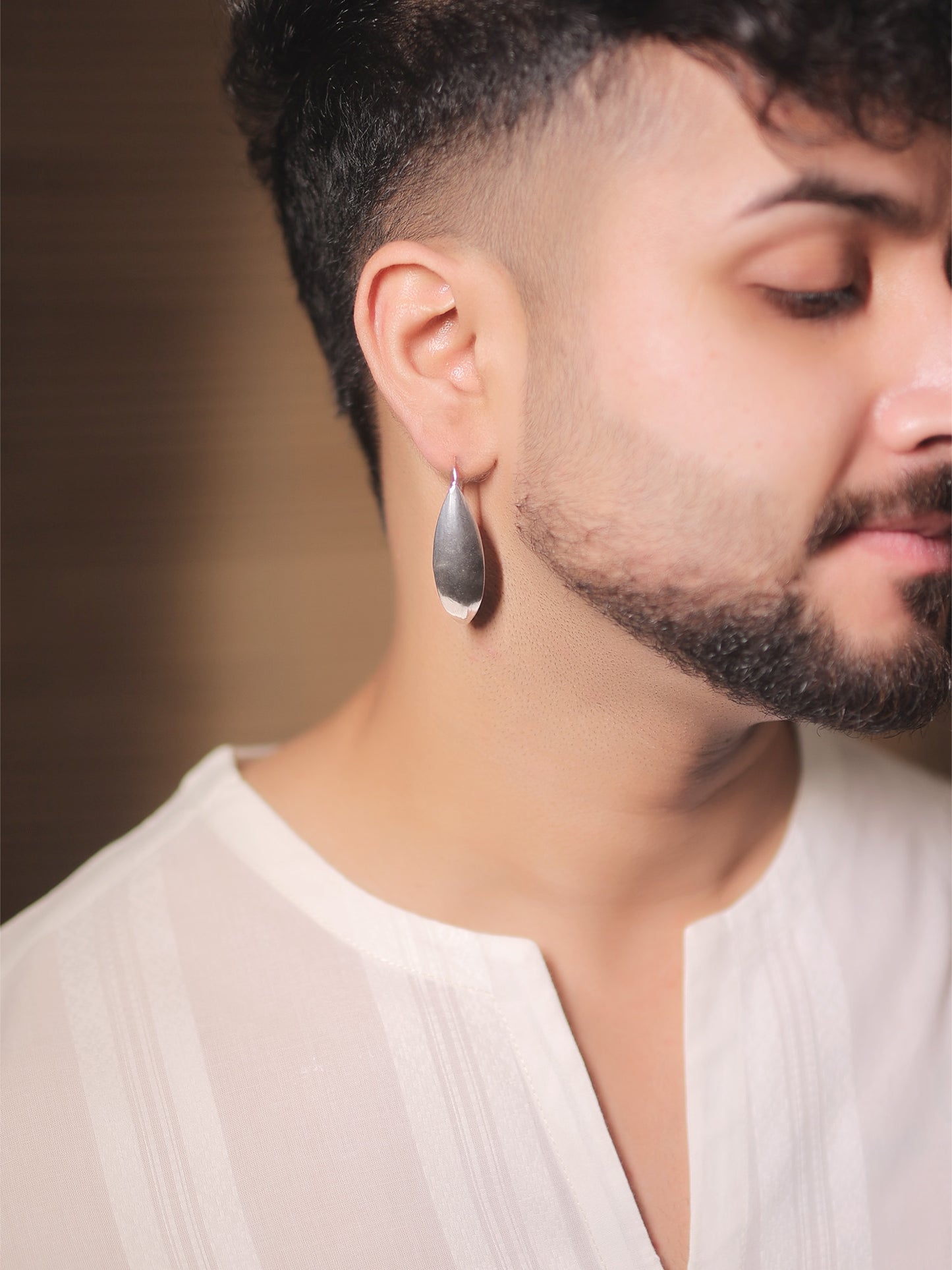 Pahale Silver Men's Earrings