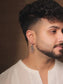 Mohak Silver Men's Earrings