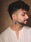 Daksh Silver Men's Earrings