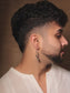 Fahe Golden Men's Earrings