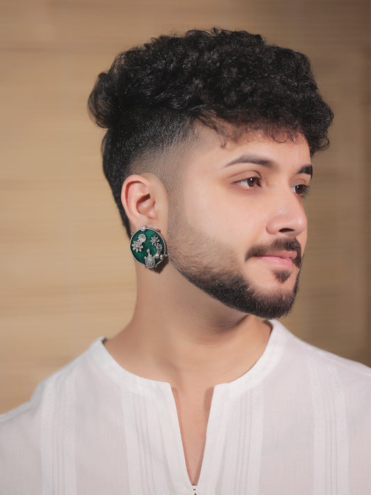 Shyam Green Men's Tops