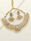 Adalyn White Kundan Necklace Set