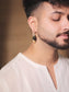 Ziva Golden Men's Earrings