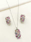 Samaira Multi Colour American Diamond Pendant Set