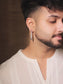 Ansh Silver Men's Earrings