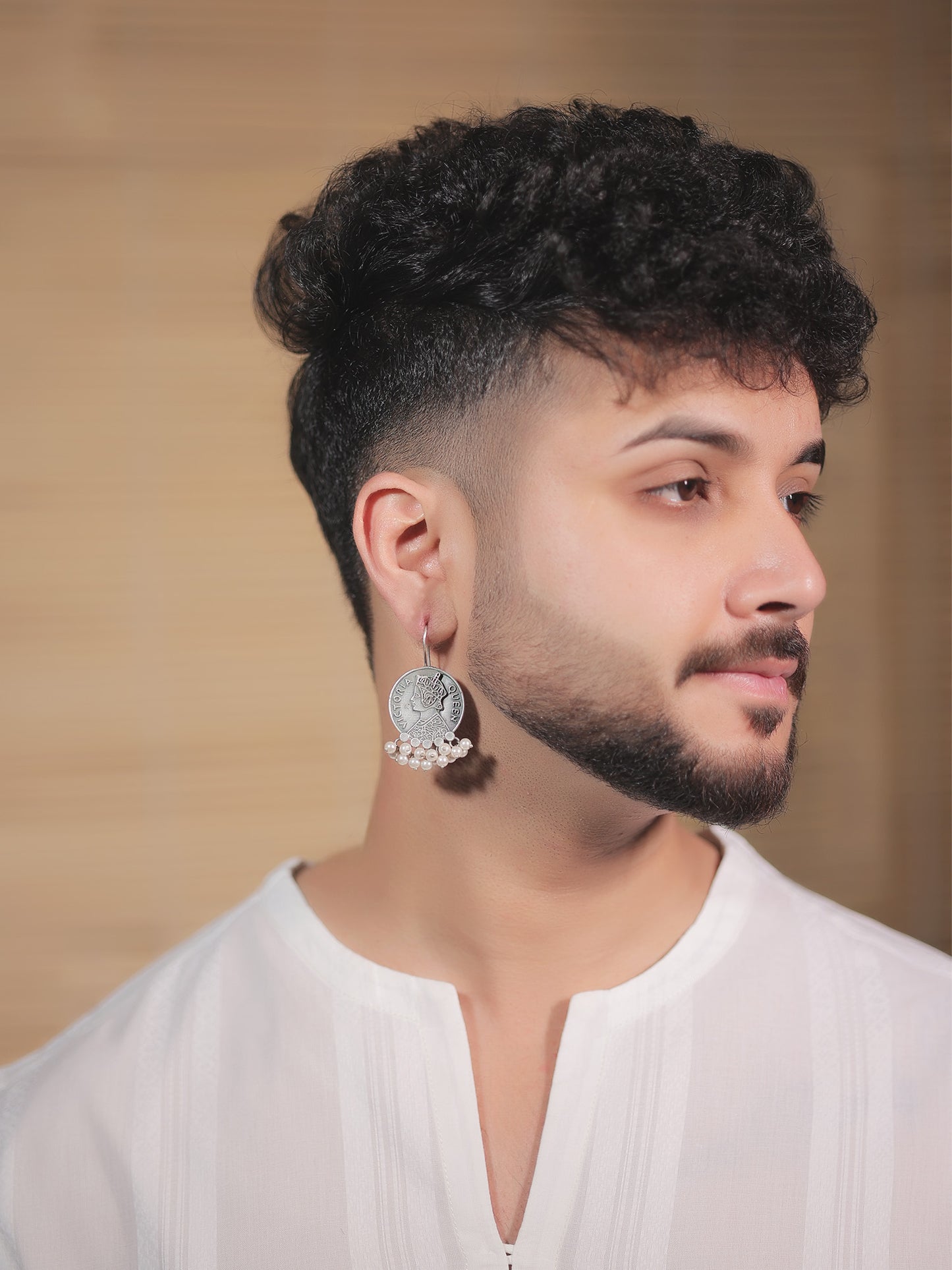 Shivit Plain Men's Earring