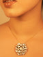 Merry 92.5 Silver Moissonite Pendant Set