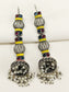 Nehal Multi Colour Oxidized Jhumki