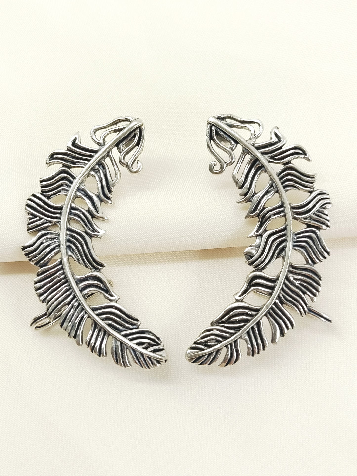 Aadith Silver Men's Earrings[Price Is for Pair]