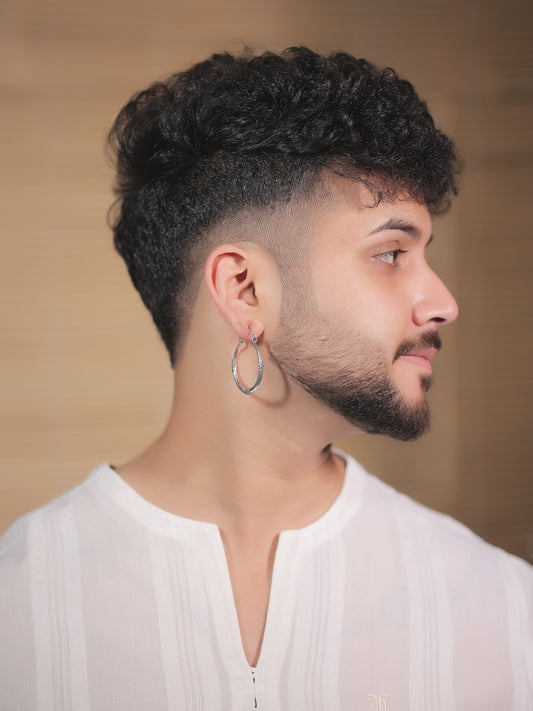 Aadhvit Plain Men's Earring