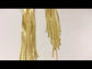 Raysha Long Golden Chain Earrings