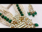 Carlone Green Kundan Necklace Set