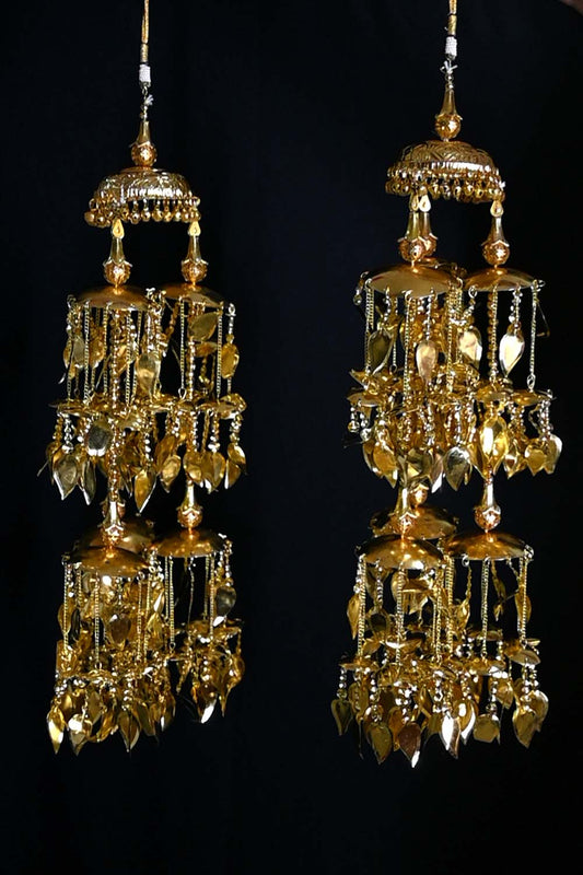 Saumya Golden Gold Plated Long Hanging Kalire