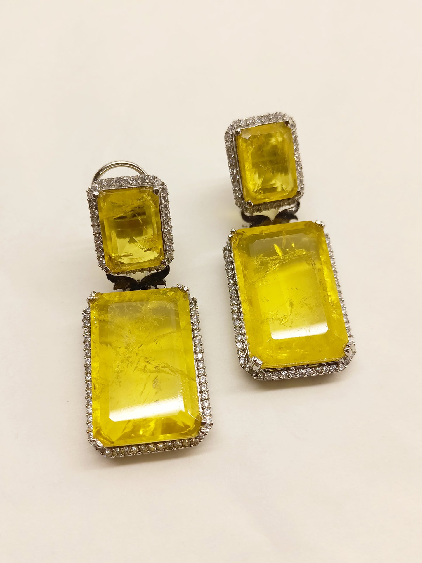 Oslo Yellow Doublet Earrings