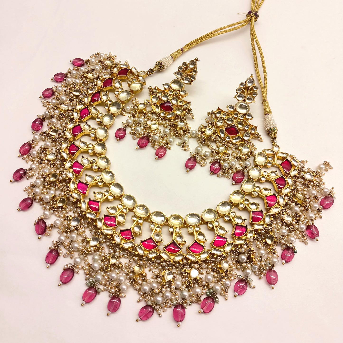 Zareenah Bridal Pachi Kundan Neckpiece