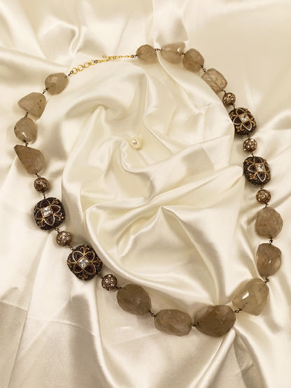 Kyara White Quartz Necklace
