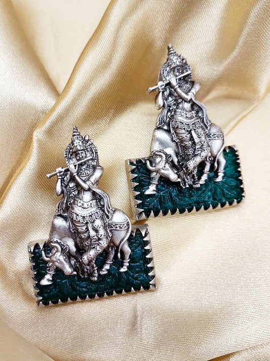 Ezraa Krishna Ji Earrings