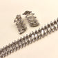 Salma American Diamond Silver Plated Necklace Set