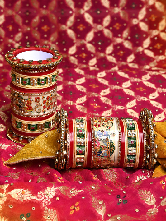 Bhagyalaxmi Multi Coloured Rajputi Chura