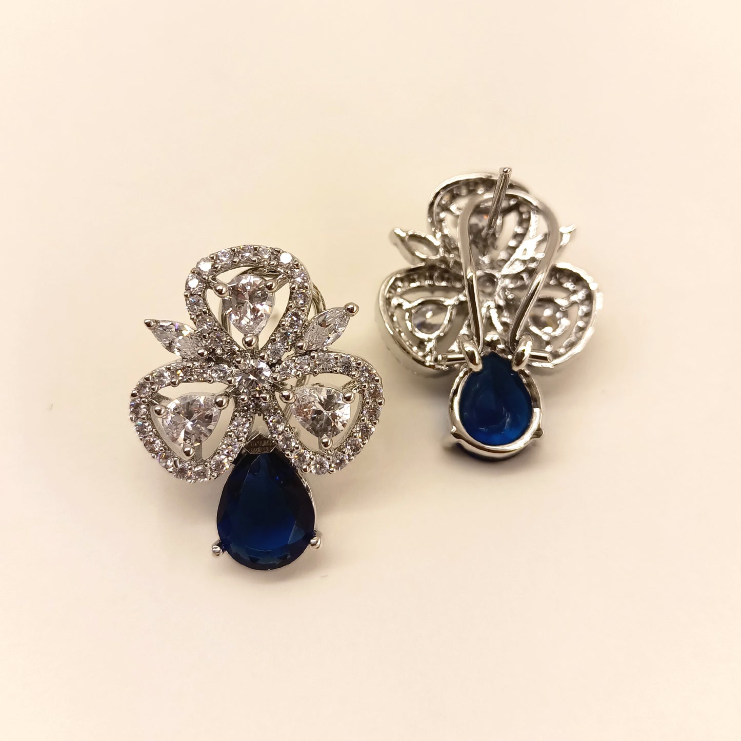 Rashmi American Diamond Blue Sapphire Tops