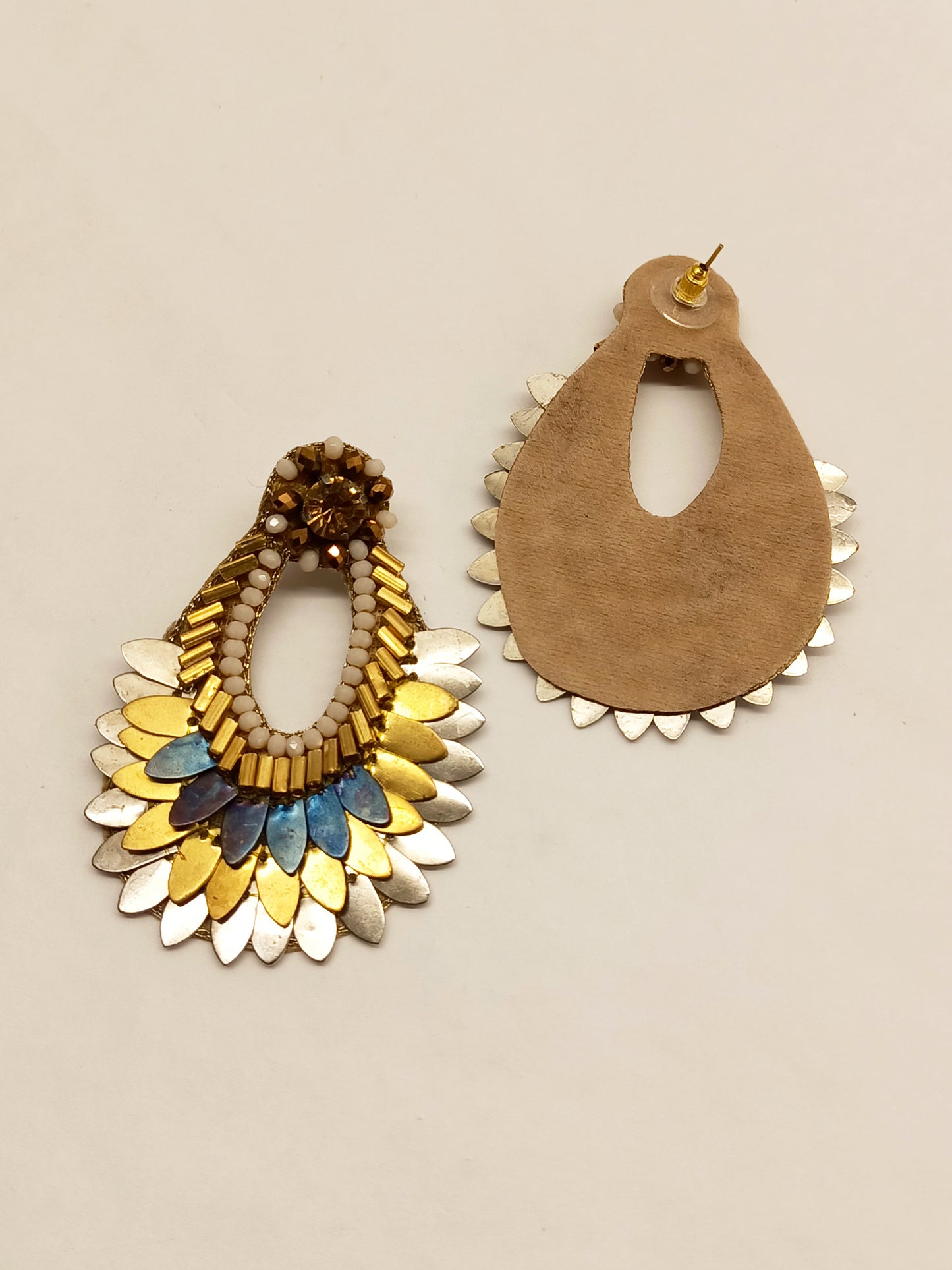 Jessica Feather Look Alike Earrings