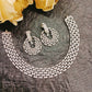 Ayesha Broad Real Looking Diamond Silver Plated Necklace Set