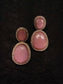 Saavi Western Earrings In Pink