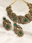 Melody Victorian Elephant Emerald Necklace Set