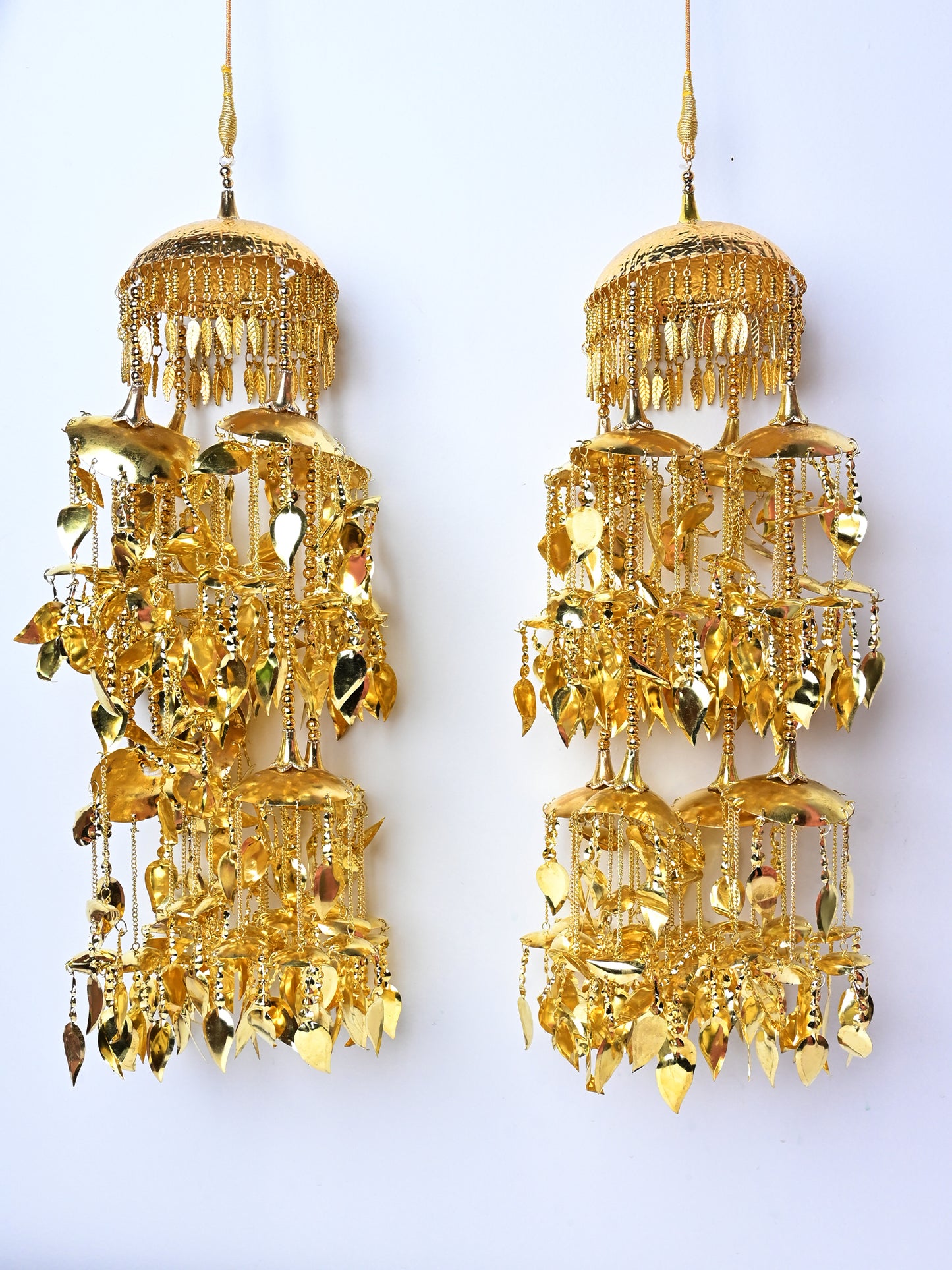 Bhumi Golden Gold Plated Long Hanging Kalire