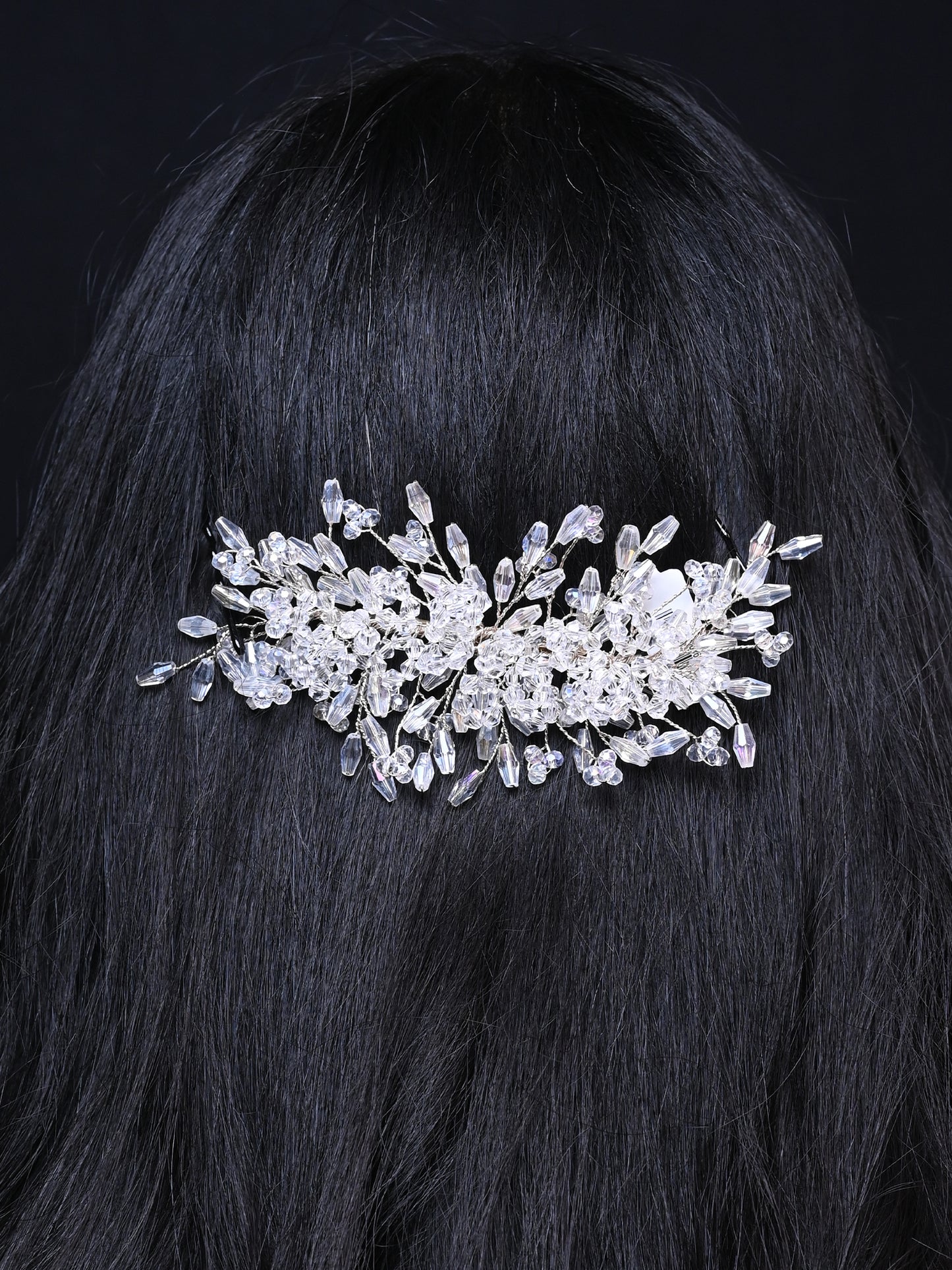 Sitara White Beads Hair Accessories