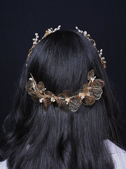 Sabra Floral Broaches Hair Accessories