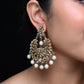 Samreen Big Pearl Kundan Earrings