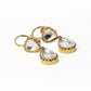 Arshi White Gold Plated Kundan Earrings