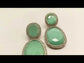 Sandhya Western Earrings In Mint Green