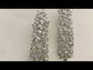 Ghazal Long Silver American Diamond Earrings