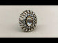 Indumati Diamond Gold & Rhodium Plated Victorian Ring
