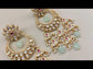 Mandeep Rose Pink & Mint Green Kundan Earrings