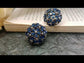 Kiran Blue Sapphire Rhodium Plated Victorian Tops