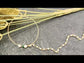 Mala Green Pearl Beads Gold Plated Antique Nath
