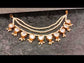 Geetu White Gold Plated Kundan Ear Chain