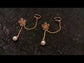 Nehmat Pearl White Gold Plated Funky Ear cuff