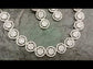 Kaaynaat Diamond Neck Line Silver Plated Necklace Set